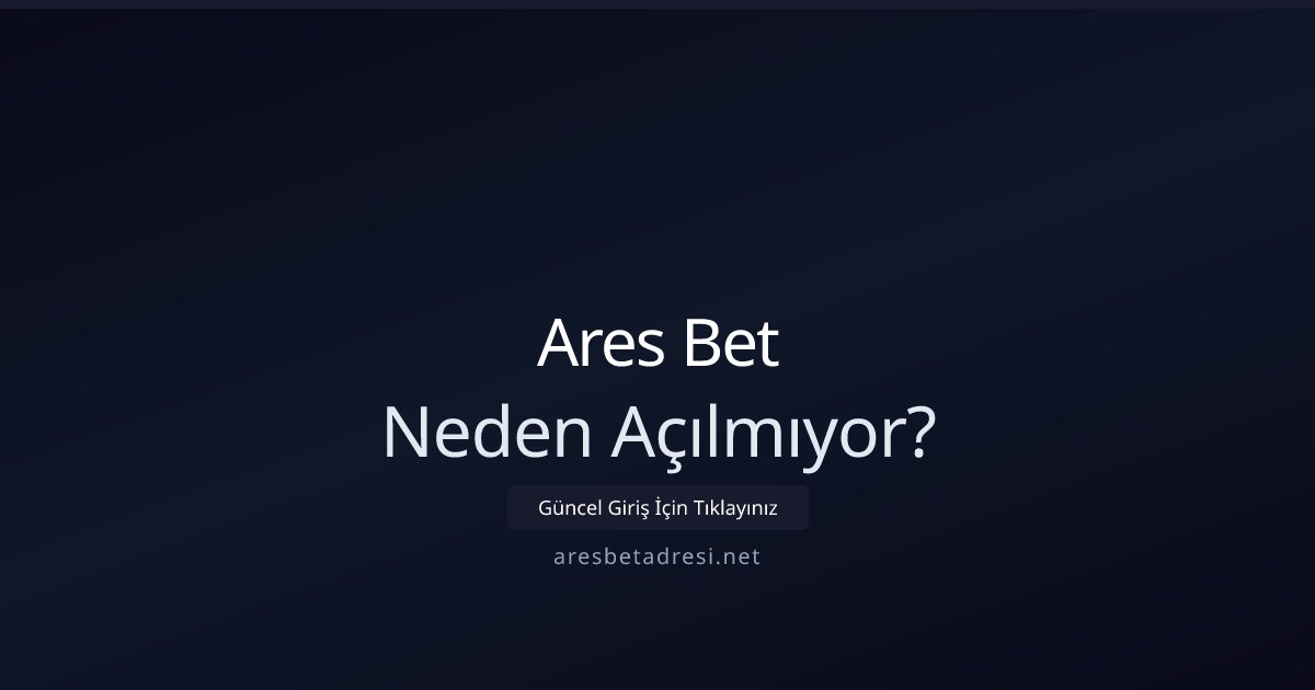 Warner Bahis Neden Açılmıyor?