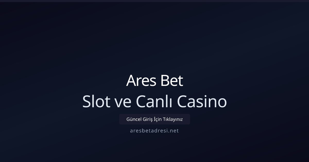 Warner Bahis Slot ve Canlı Casino
