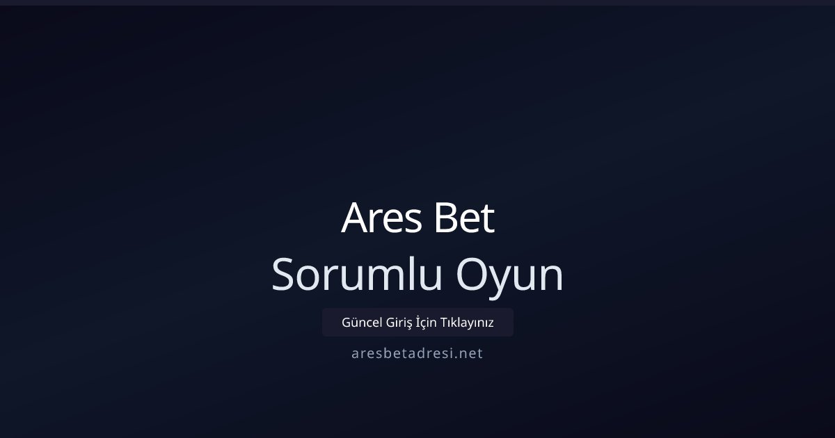 Warner Bahis Sorumlu Oyun