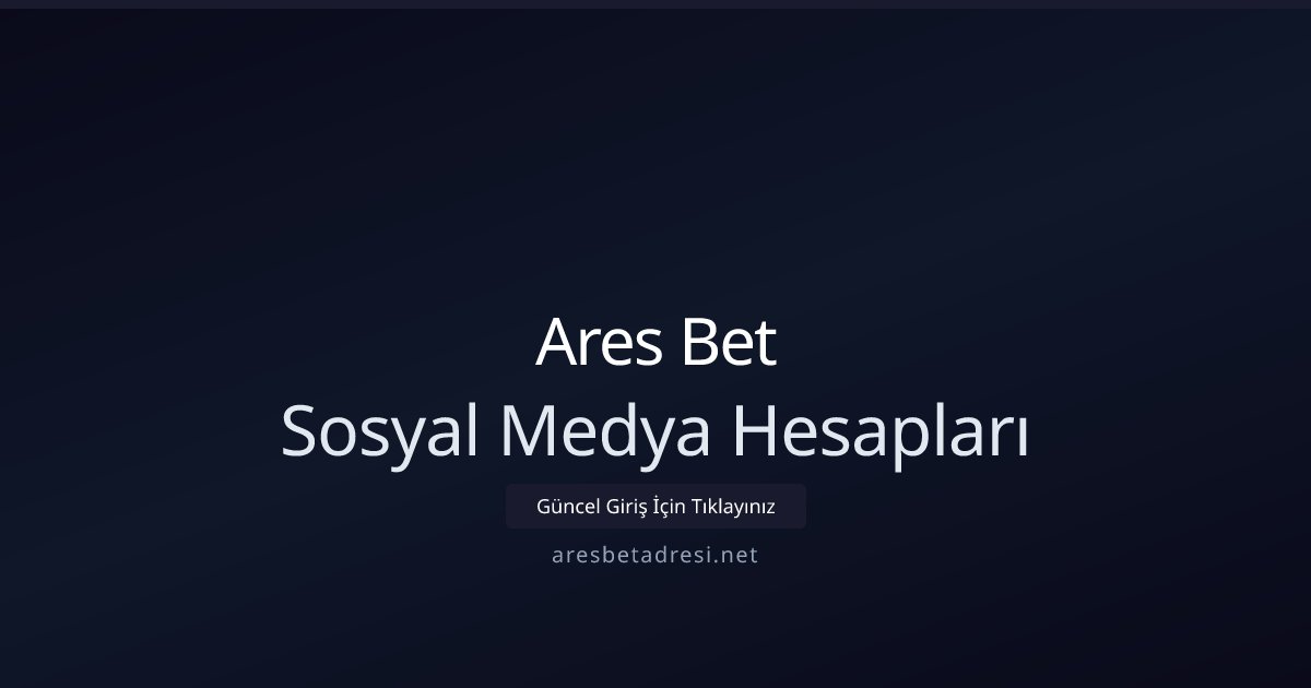 Warner Bahis Sosyal Medya Hesapları